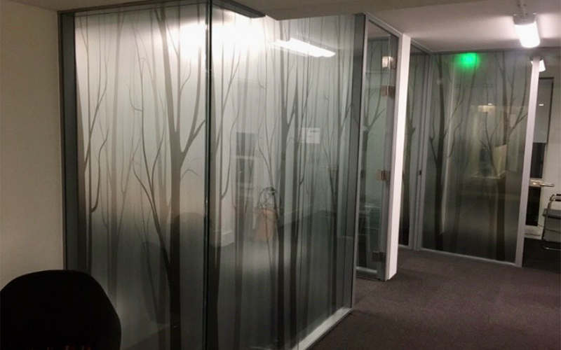 Interior Glass Office | GreenWorks Window Film